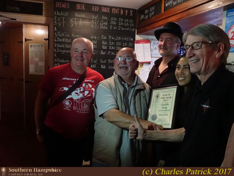 Guide Dog, Bevois Valley (Photo: Charles Patrick 28/07/2017). (Publican, Customers, Branch, Award). Published on 28-07-2017