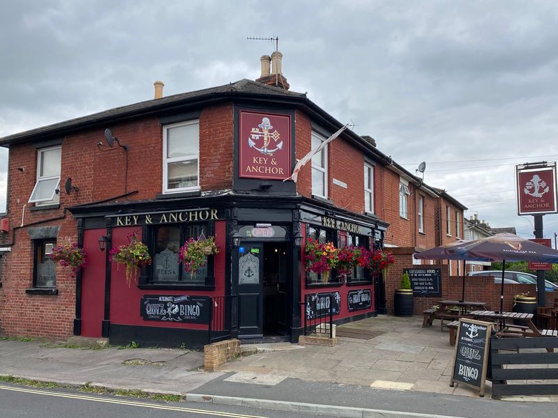 Key & Anchor, Southampton. (Pub, External, Sign). Published on 27-08-2021