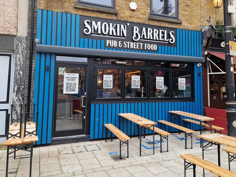 Smokin' Barrels, Southampton (Photo: Pete Horn - 07/11/2024). (Pub, External). Published on 07-11-2024