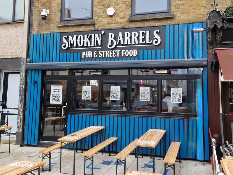 Smokin' Barrels, Southampton (Photo: Pete Horn - 07/11/2024). (Pub, External). Published on 07-11-2024 