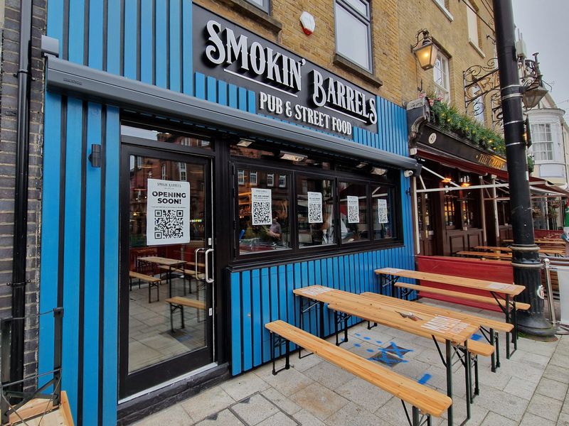 Smokin' Barrels, Southampton (Photo: Pete Horn - 07/11/2024). (Pub, External, Key). Published on 07-11-2024