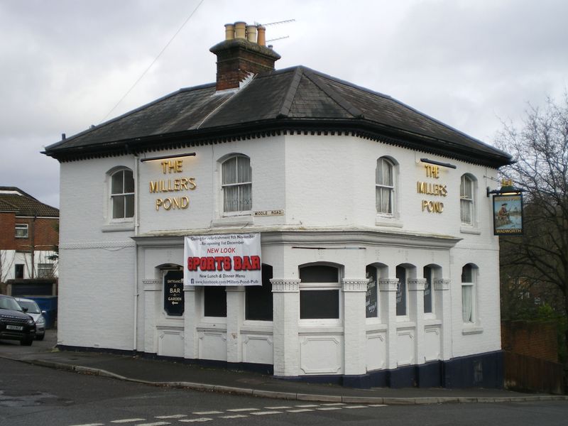 Miller's Pond, Southampton. (Pub, External, Key). Published on 12-12-2015 