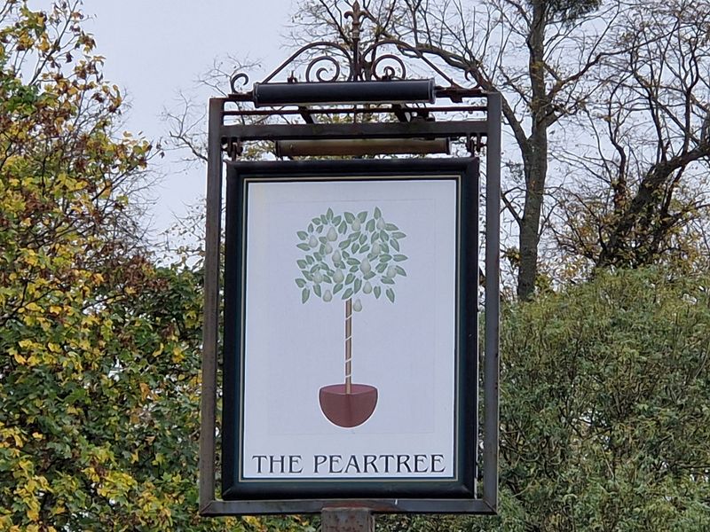 Peartree Inn, Peartree (Photo: Pete Horn - 01/11/2024). (Sign). Published on 01-11-2024