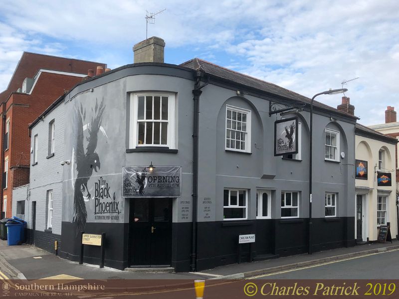 Black Phoenix, Southampton. (Pub, External, Key). Published on 03-08-2019