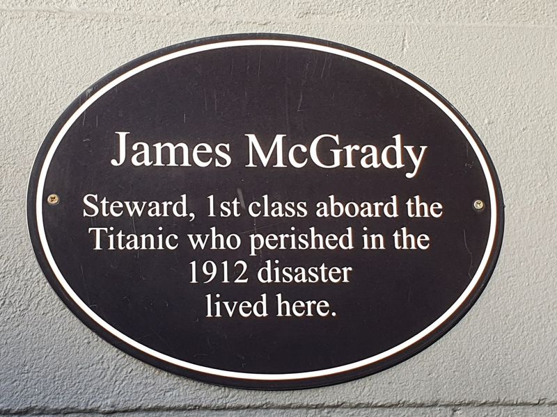 Plaque for the last victim of the Titanic to be recovered. (External). Published on 21-02-2022