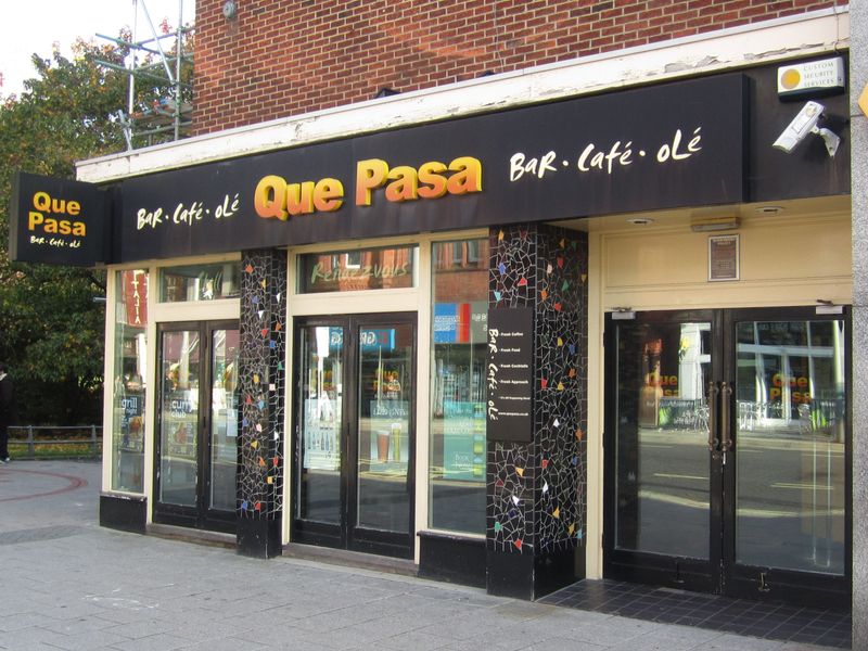 As 'Que Pasa' in 2012 (Photo: Pete Horn - 30/10/2012). (Pub, External). Published on 30-10-2012