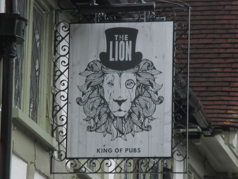 Lion, Bedford Place, Southampton - Pub sign - 21st July 2016. (Sign). Published on 21-07-2016