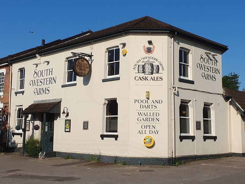 South Western Arms, St. Denys - 25/06/2023 (Photo: Pete Horn). (Pub, External, Key). Published on 25-06-2023