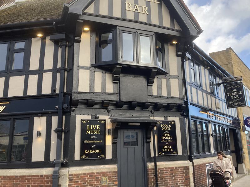 The Temple Bar, Shirley (Photo: Norman Clinnick - 26/03/2026). (Pub, External, Key). Published on 26-03-2026