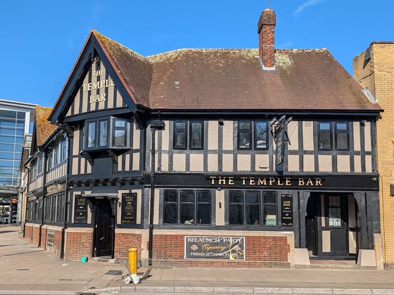 Temple Bar, Shirley (Photo: David Richardson - 07/04/2026). (Pub, External, Key). Published on 07-04-2026