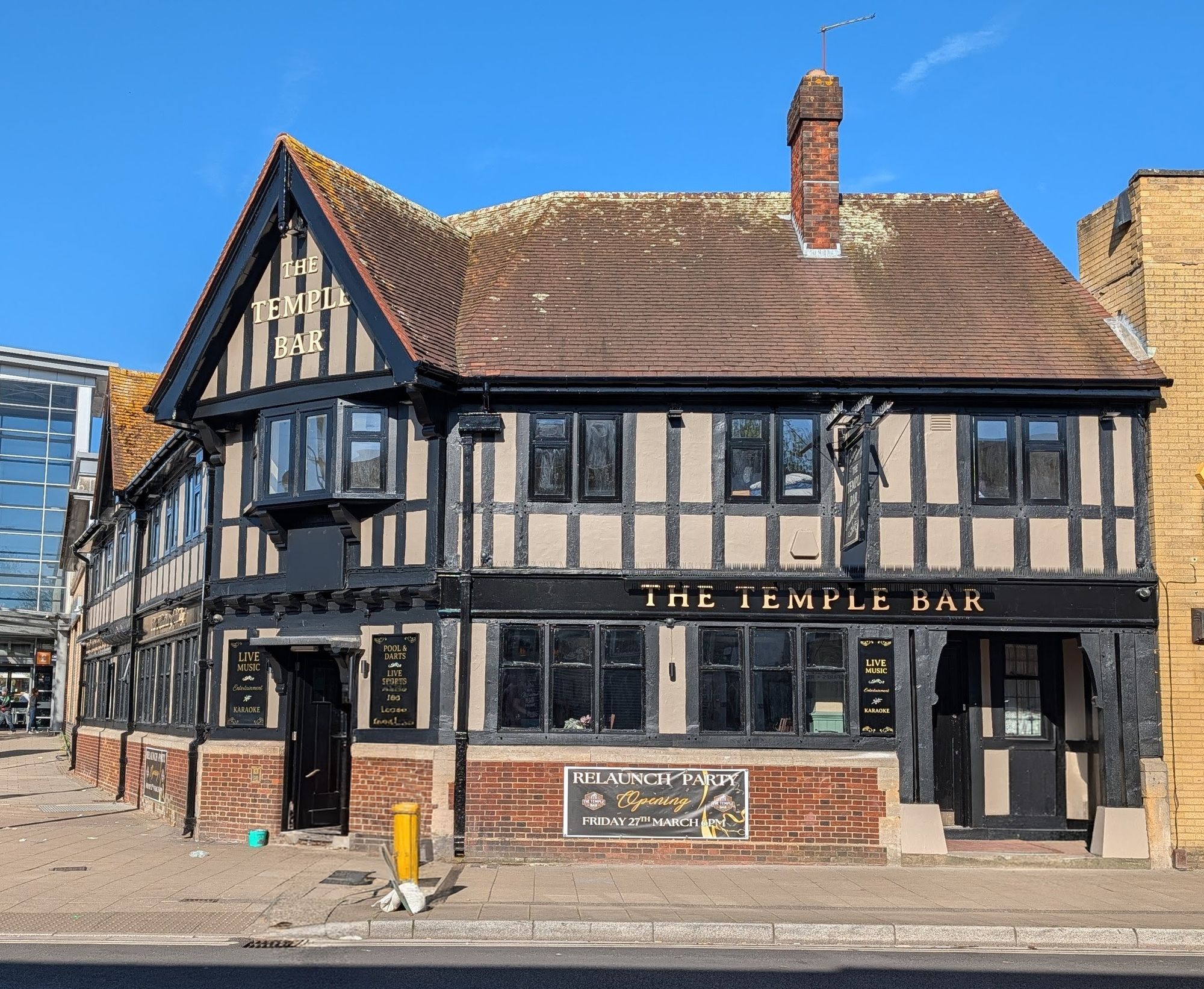 Temple Bar, Shirley (Photo: David Richardson - 07/04/2026). (Pub, External, Key). Published on 07-04-2026