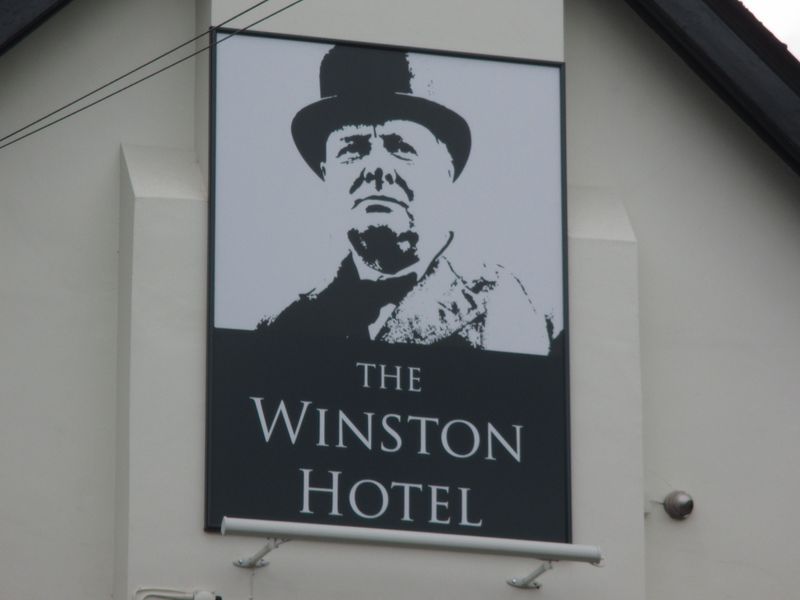 Winston, Southampton. (Pub, External, Sign). Published on 03-08-2016