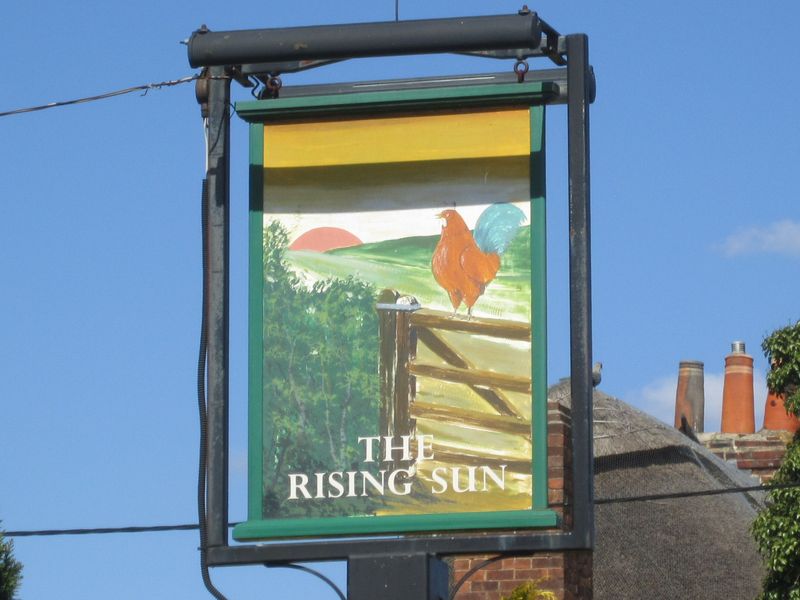 Rising Sun, Swanmore. (Sign). Published on 20-04-2013