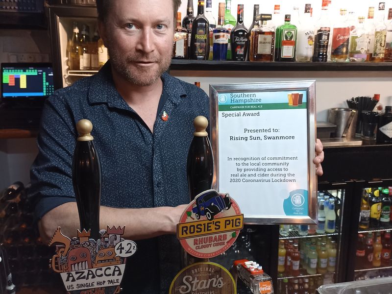 Rising Sun, Swanmore. (Pub, Publican, Award). Published on 13-11-2021