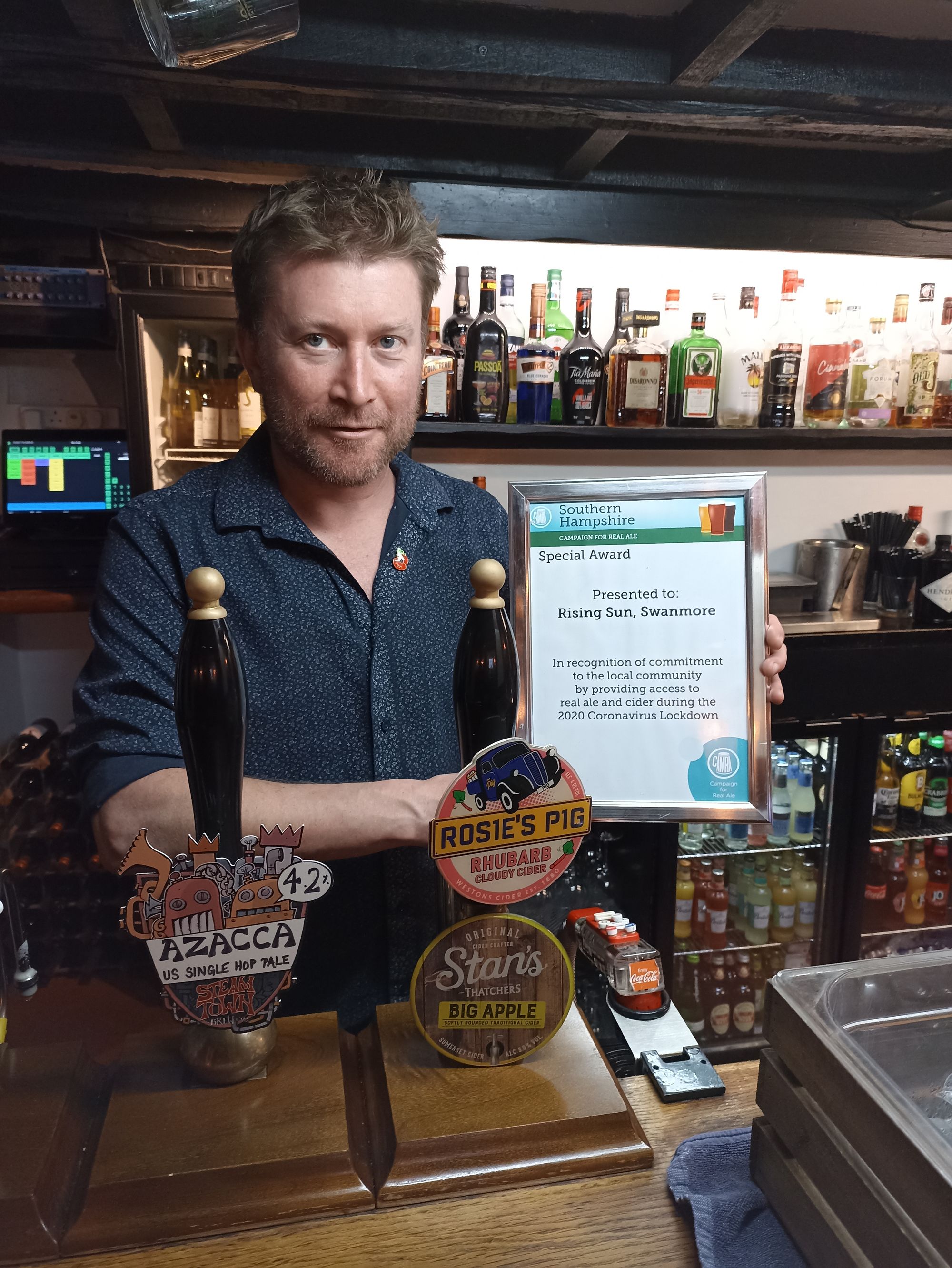 Rising Sun, Swanmore. (Pub, Publican, Award). Published on 13-11-2021