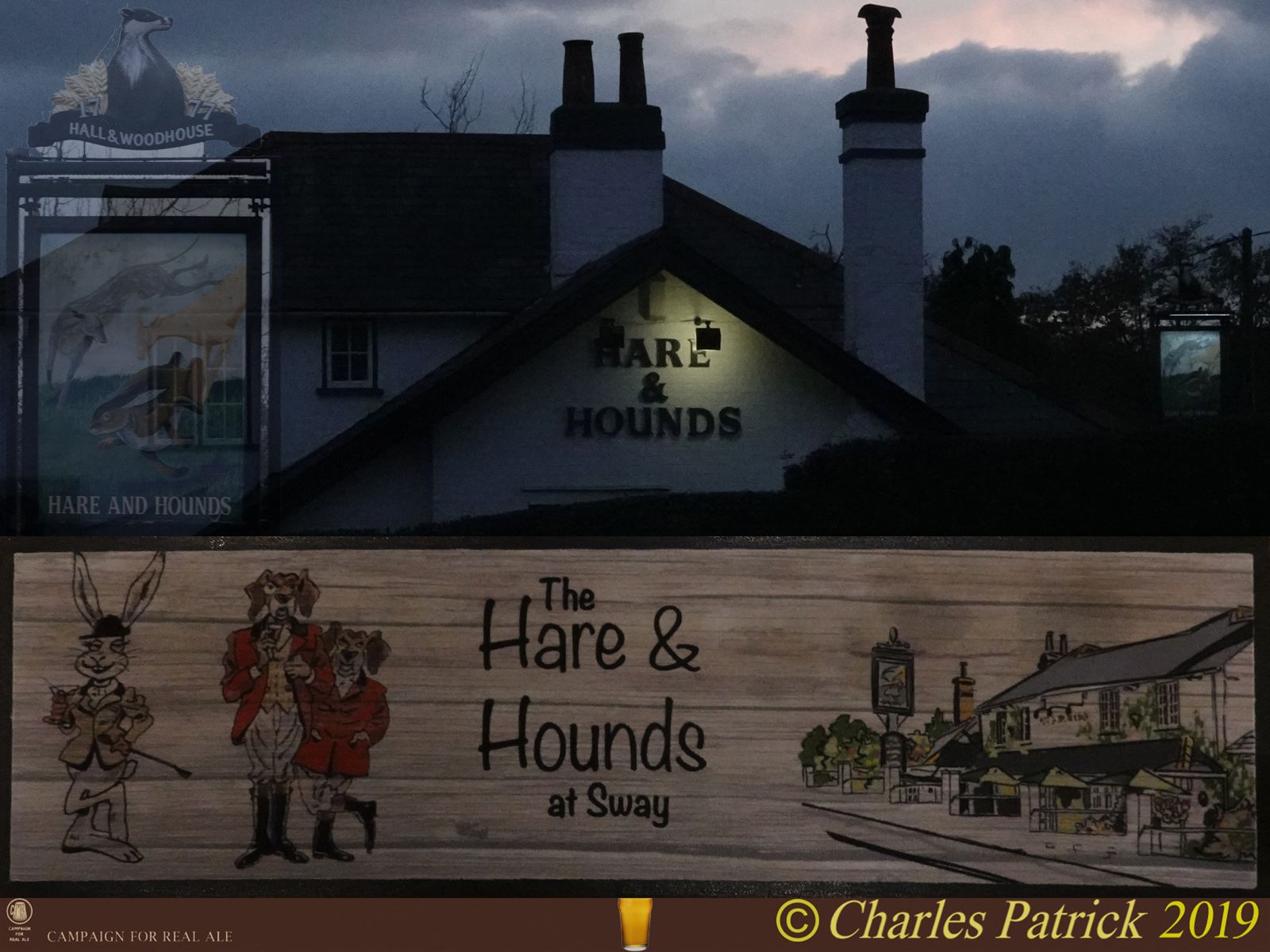 Hare & Hounds, Sway. (Pub, External, Sign). Published on 20-11-2019