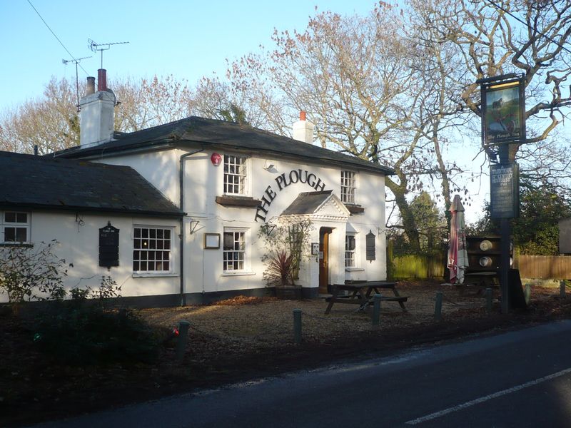 Plough Inn, Tiptoe (Photo: David Pritchard - 08/01/2011). (Pub, External, Sign, Key). Published on 08-01-2011