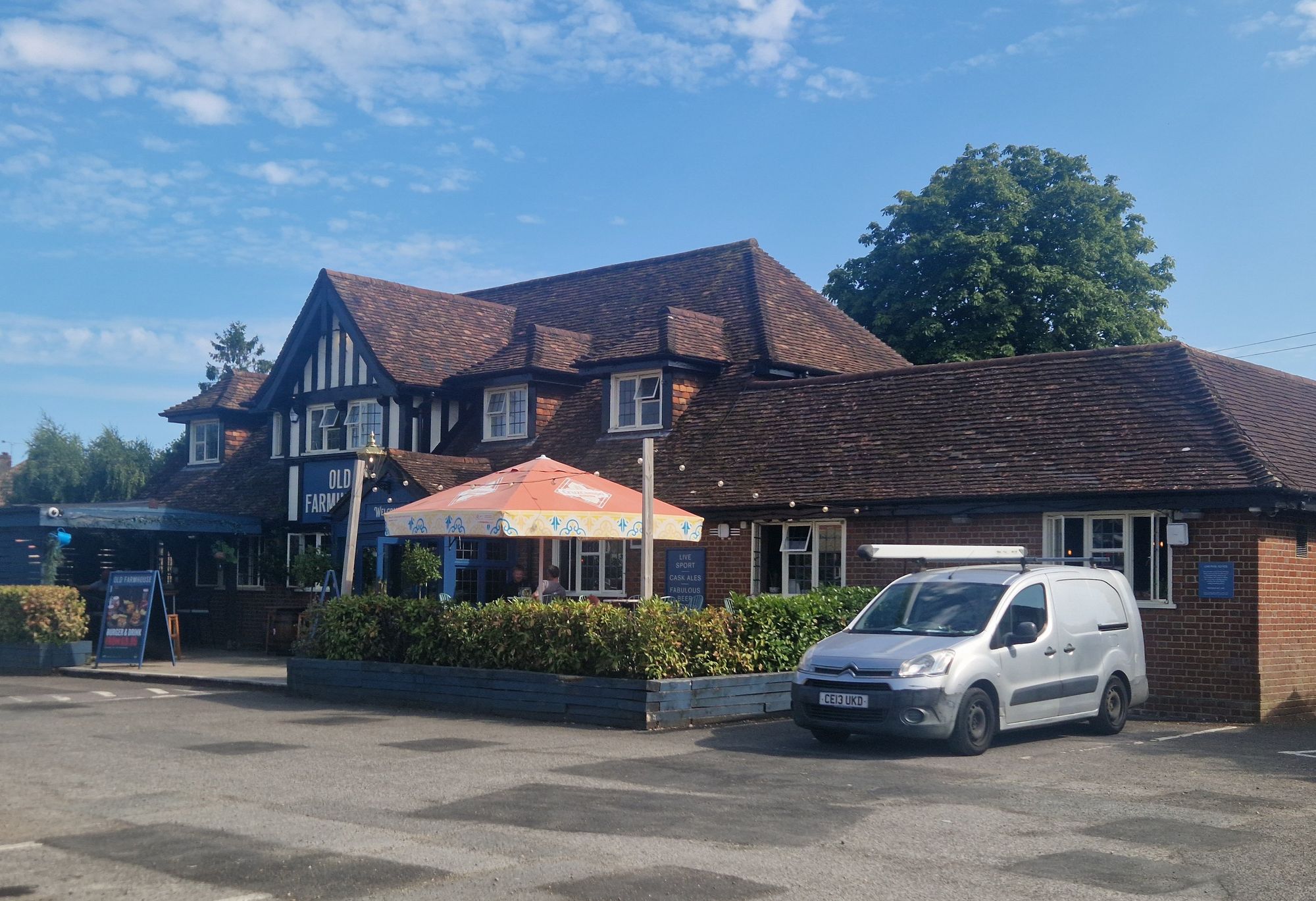 Old Farmhouse, Totton (Photo: Pete Horn - 28/07/2026). (Pub, External, Key). Published on 28-07-2026