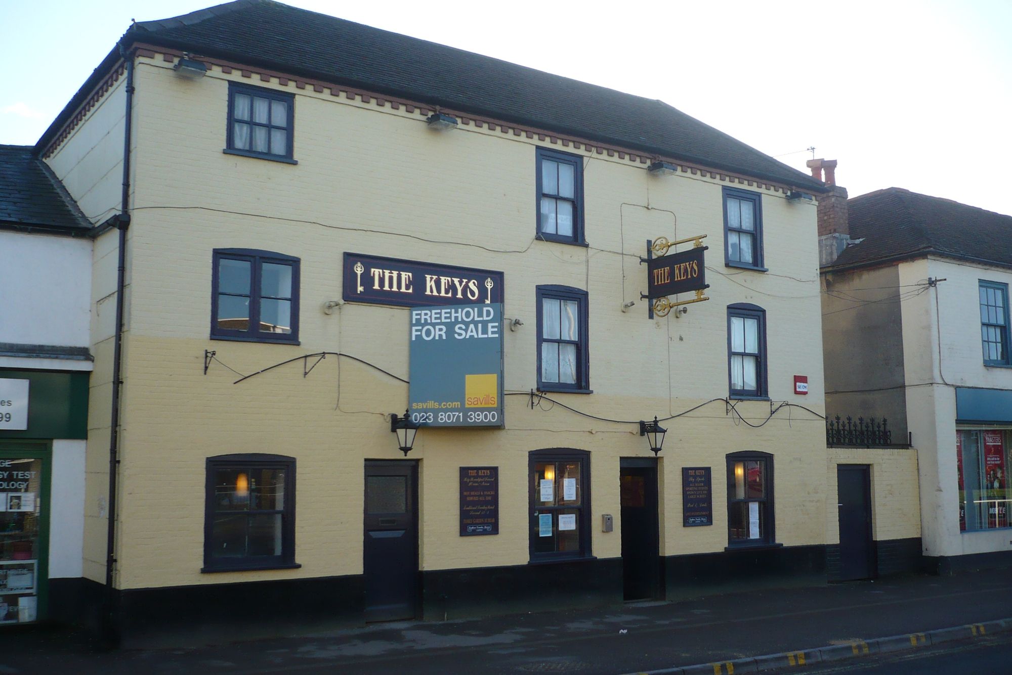 The Keys, Totton (Photo: David Pritchard - 09/01/2011). (Pub, External). Published on 09-01-2011