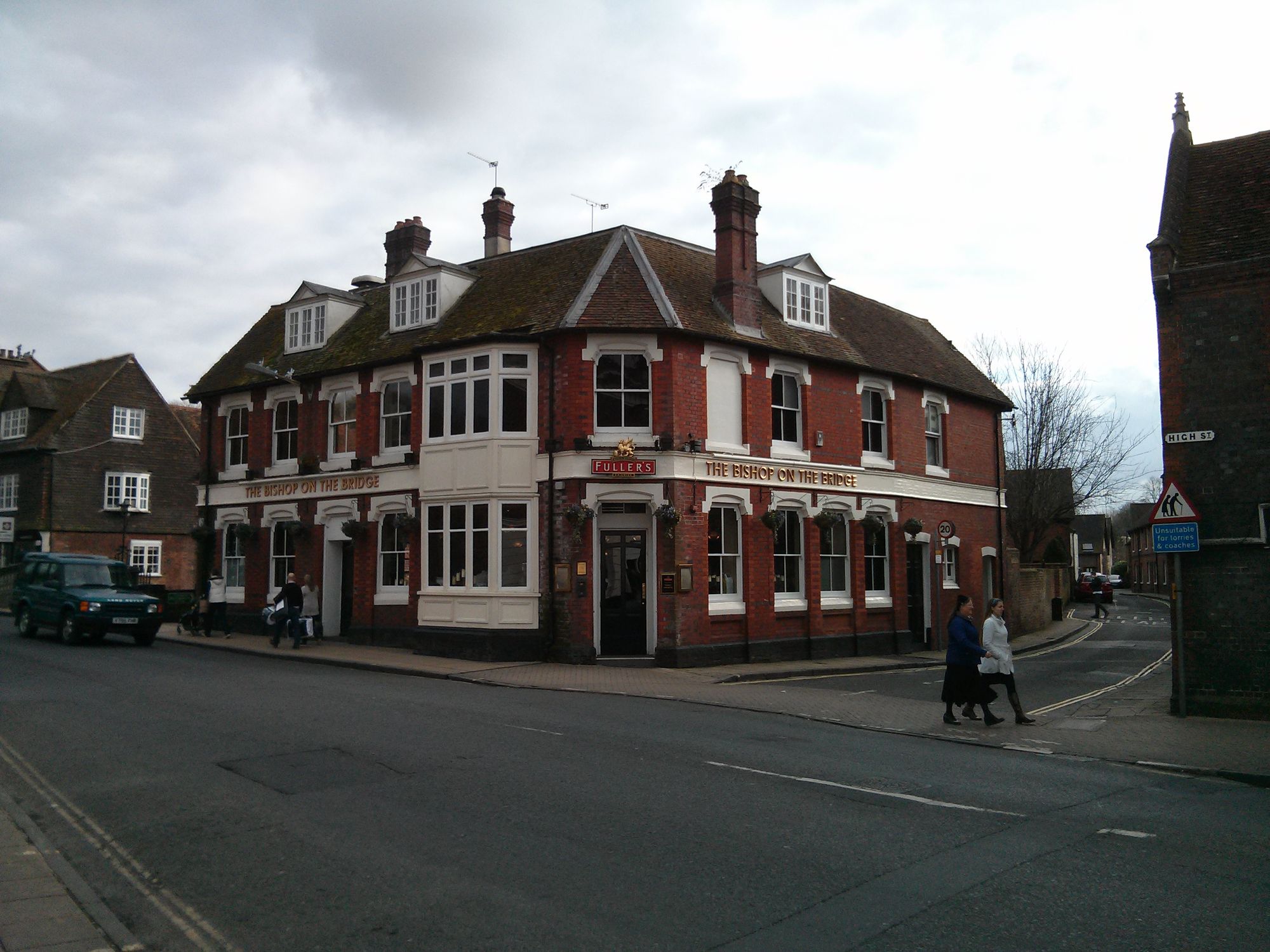 Bishop on the Bridge, Winchester. (Pub, External). Published on 16-02-2013