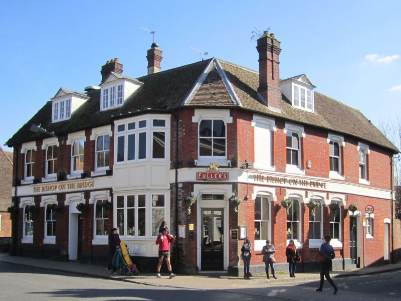 Bishop on the Bridge, Winchester. (Pub, External, Key). Published on 06-04-2013