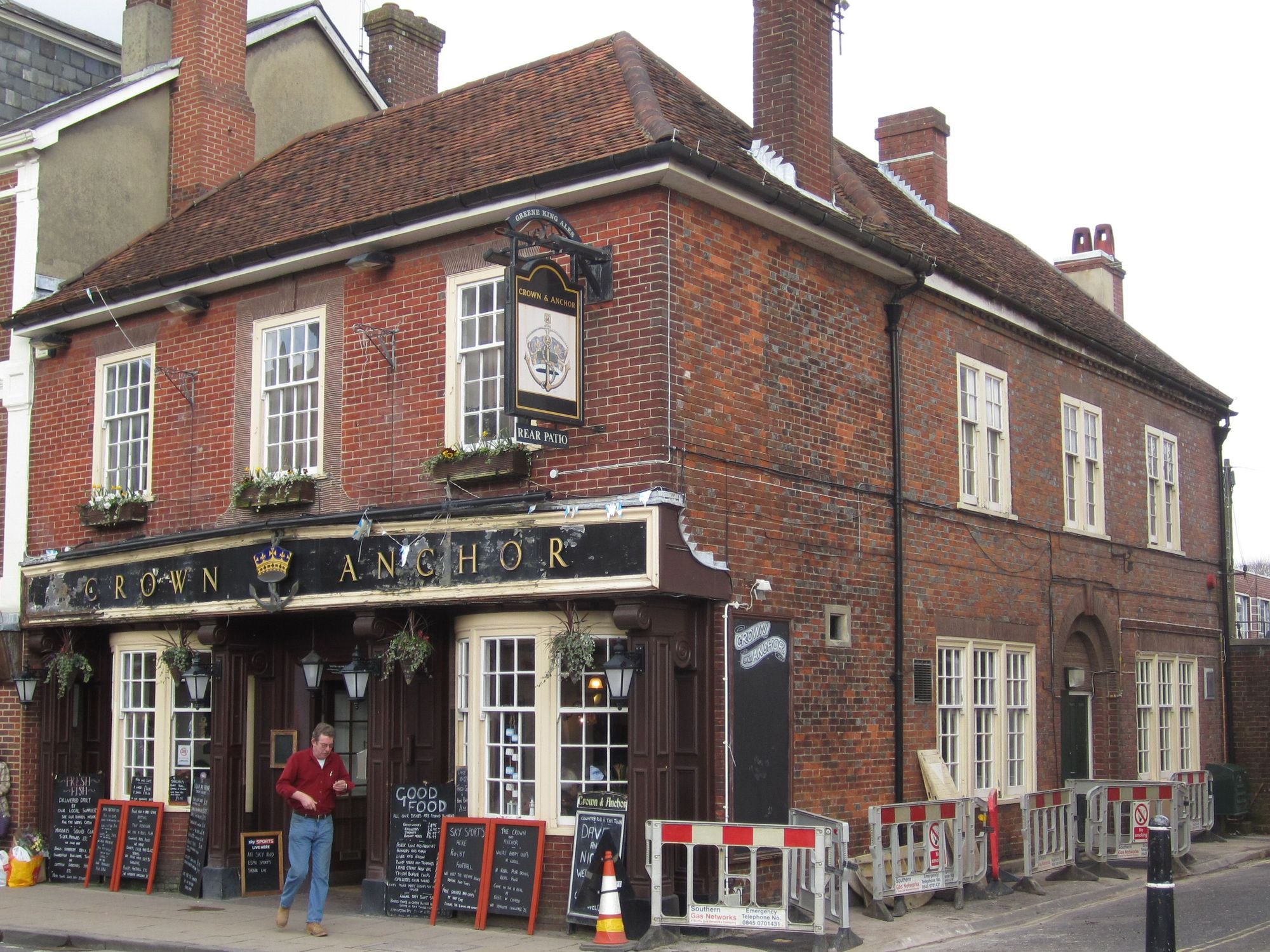 Crown & Anchor, Winchester. (Pub, External). Published on 16-02-2013