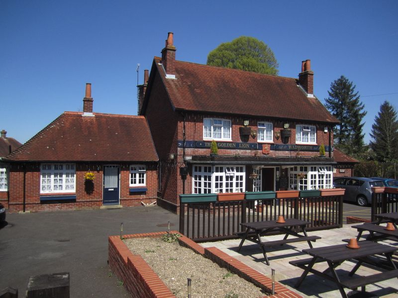 Golden Lion, Winchester. (Pub, External). Published on 01-05-2013