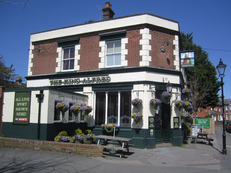 King Alfred, Winchester (Photo: Pete Horn 01/05/2013). (Pub, External). Published on 01-05-2013 