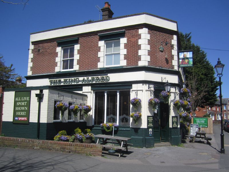 King Alfred, Winchester (Photo: Pete Horn 01/05/2013). (Pub, External). Published on 01-05-2013