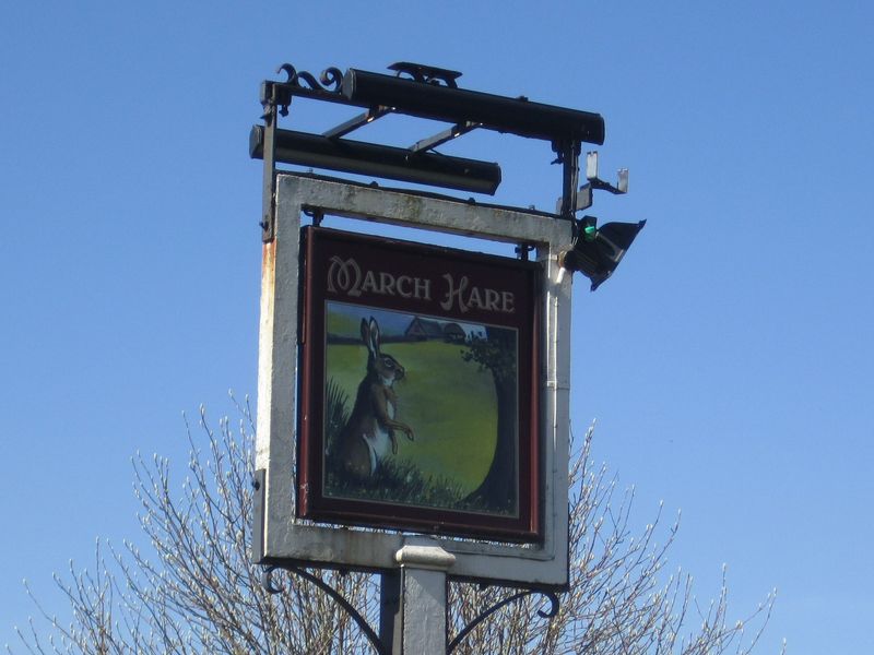 March Hare, Winchester. (Sign). Published on 01-05-2013