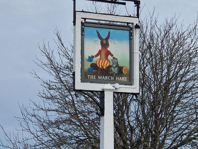 March Hare, Winchester - 2025 (Photo: Zac / March Hare). (Sign). Published on 27-08-2025 