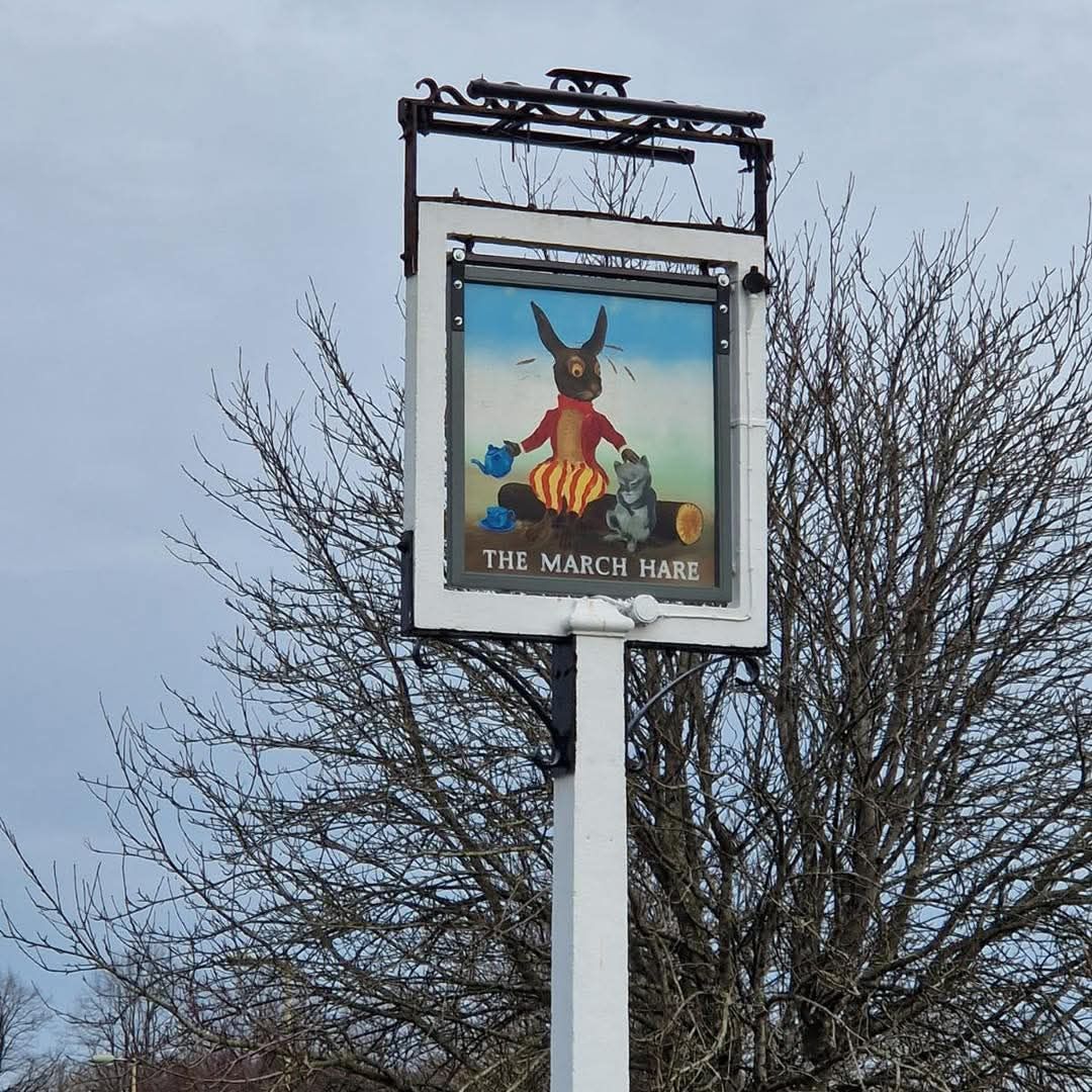 March Hare, Winchester - 2025 (Photo: Zac / March Hare). (Sign). Published on 27-08-2025