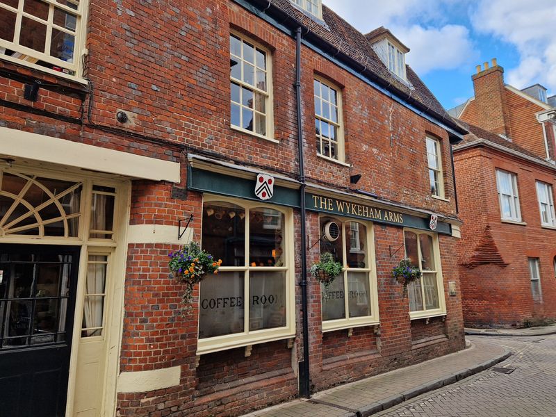 Wykeham Arms, Winchester (Photo: Pete Horn - 25/02/2025). (Pub, External). Published on 25-02-2025