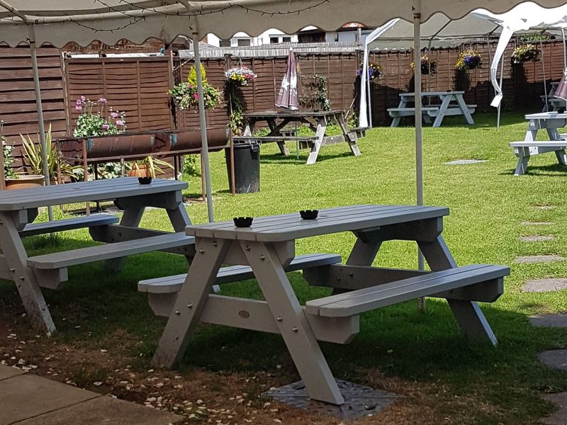 The garden at the Horse & Groom - 27th June 2019. (Garden). Published on 27-06-2019