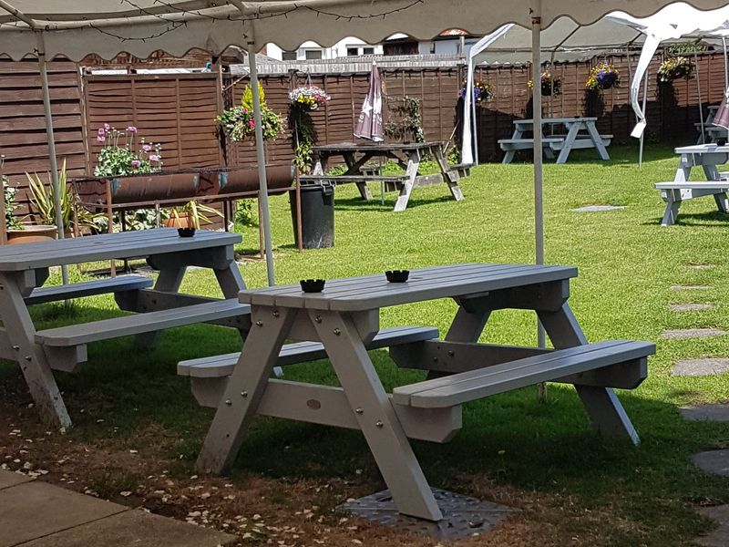 The garden at the Horse & Groom - 27th June 2019. (Garden). Published on 27-06-2019 