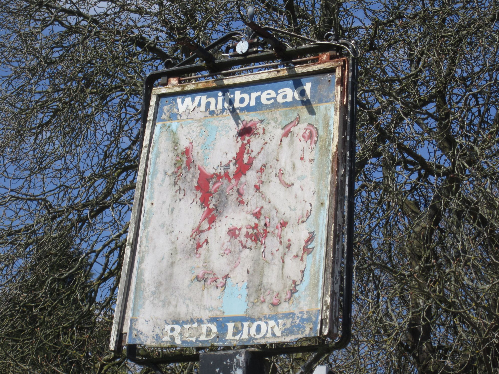 Red Lion, West Dean. (Sign). Published on 02-04-2013