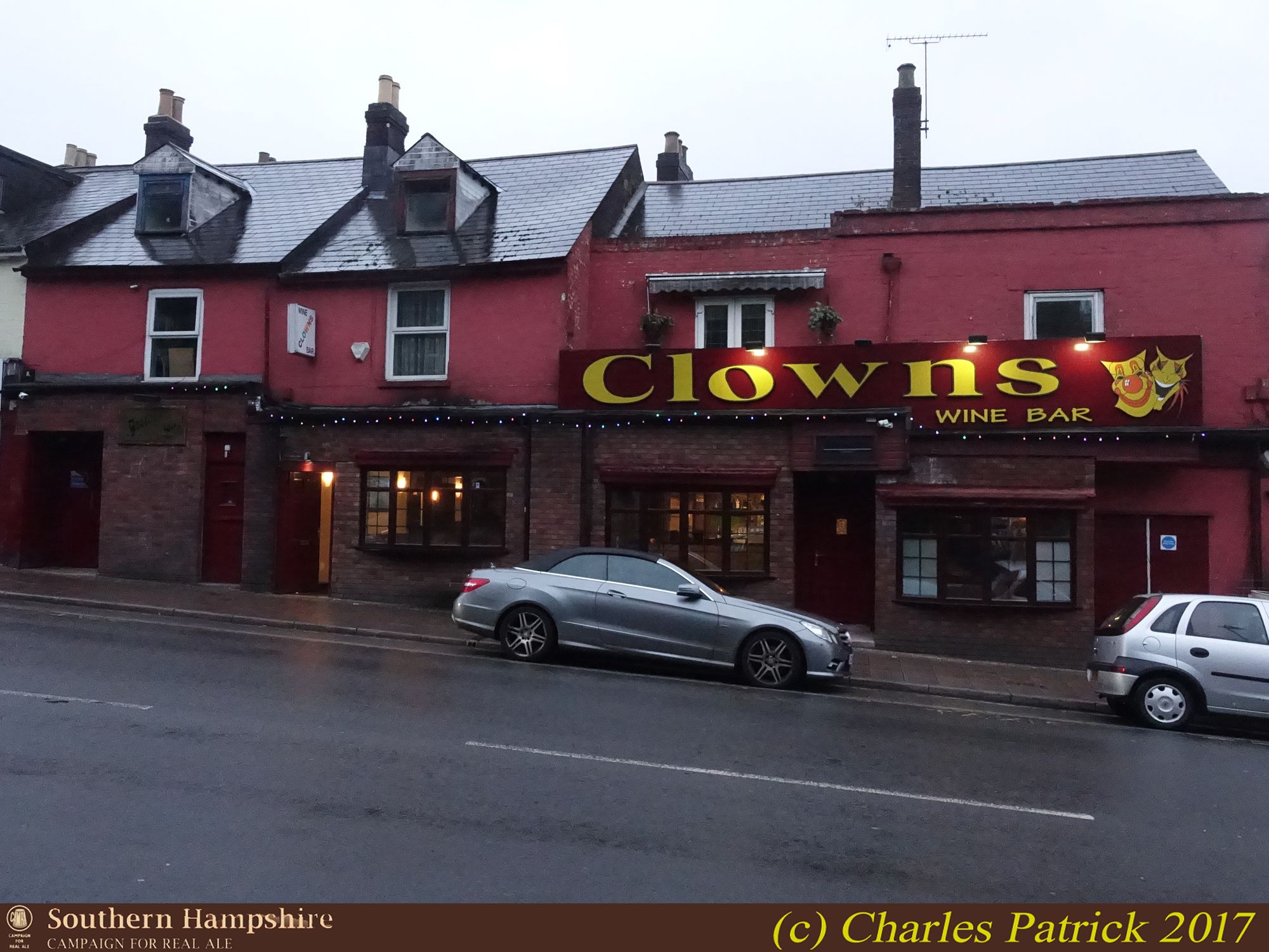 Clowns, Southampton. (Pub, External, Sign). Published on 28-07-2017