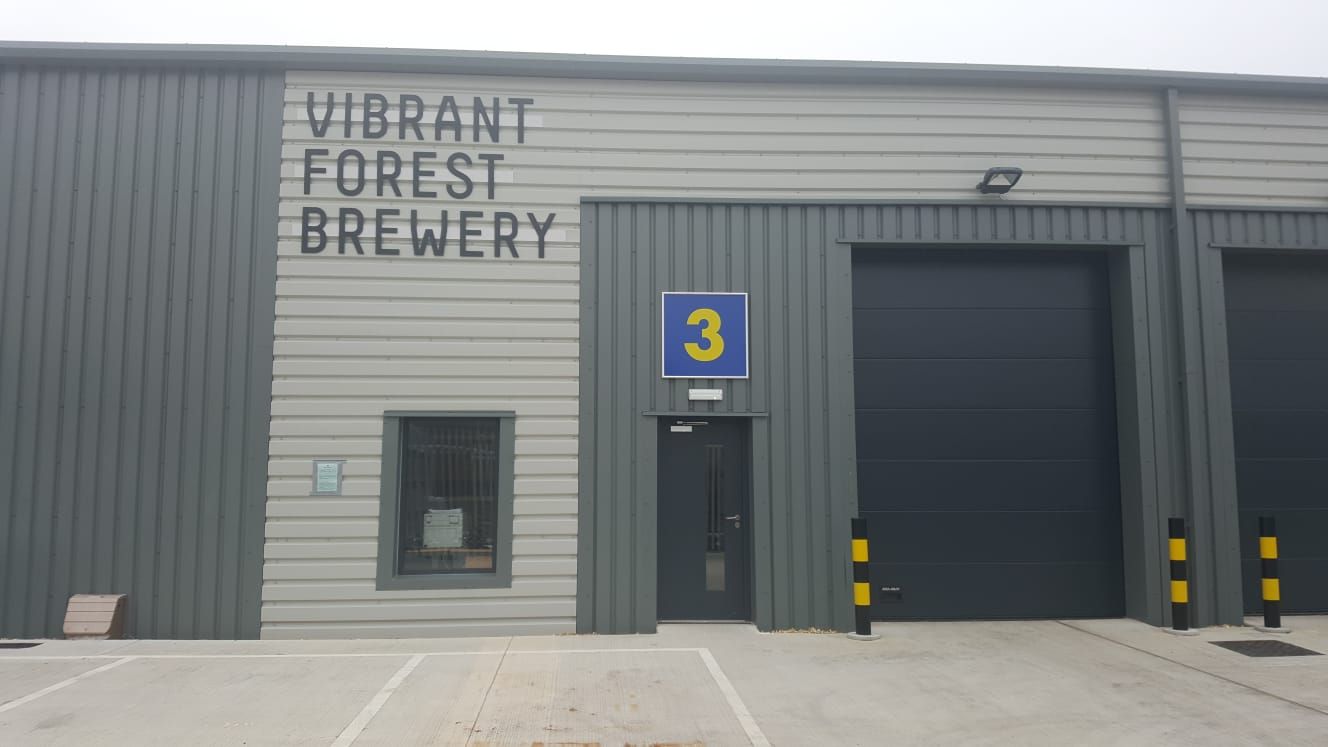 Vibrant Forest Brewery Taproom, Hardley. (Pub, Brewery, External, Sign, Key). Published on 04-05-2019