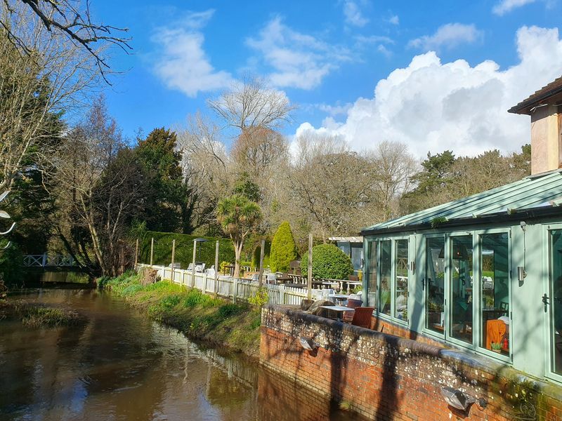 Old Mill - riverside (Photo: Pete Horn 06/03/2024). (Pub, External, Garden). Published on 06-03-2024
