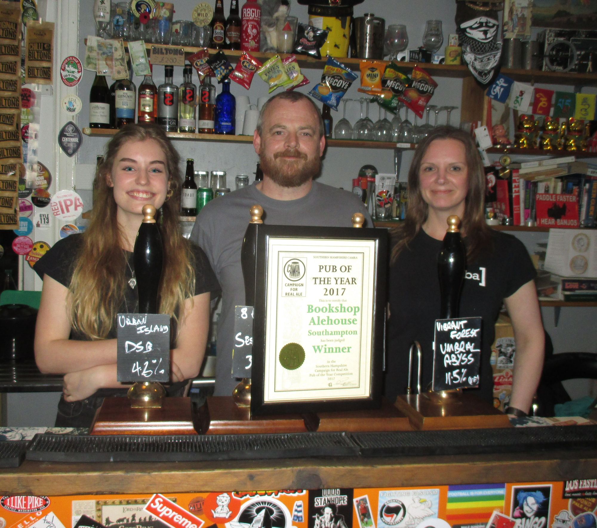 Bookshop Alehouse, Southampton. (Bar, Publican, Award). Published on 02-05-2017