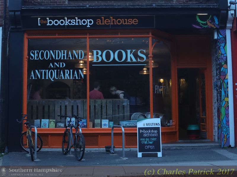 Bookshop Alehouse, Southampton. (Pub, External, Customers). Published on 24-07-2017