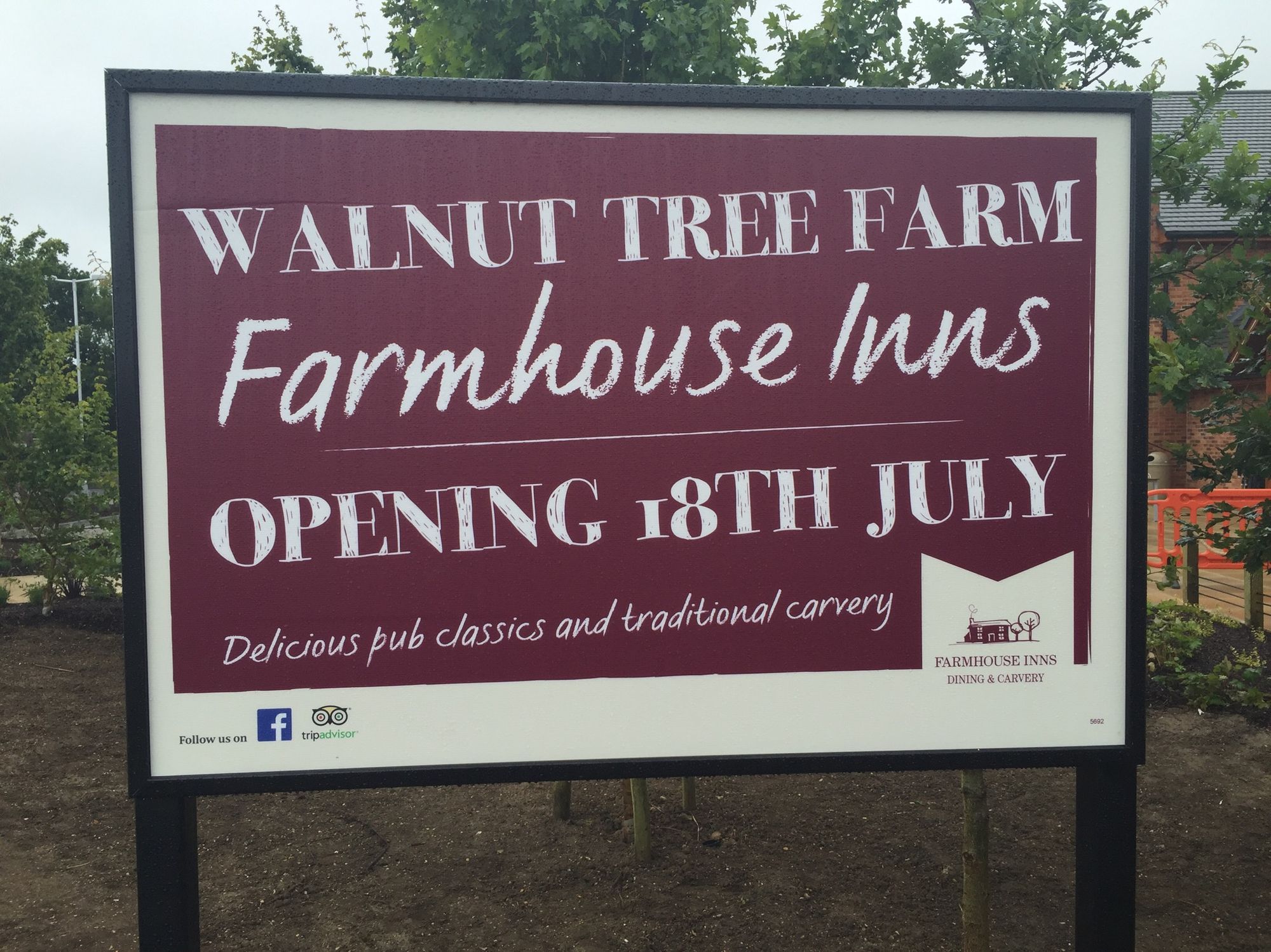 Walnut Tree Farm, Nursling (Photo: Alex Presland - 10/07/2016). (External, Sign). Published on 10-07-2016