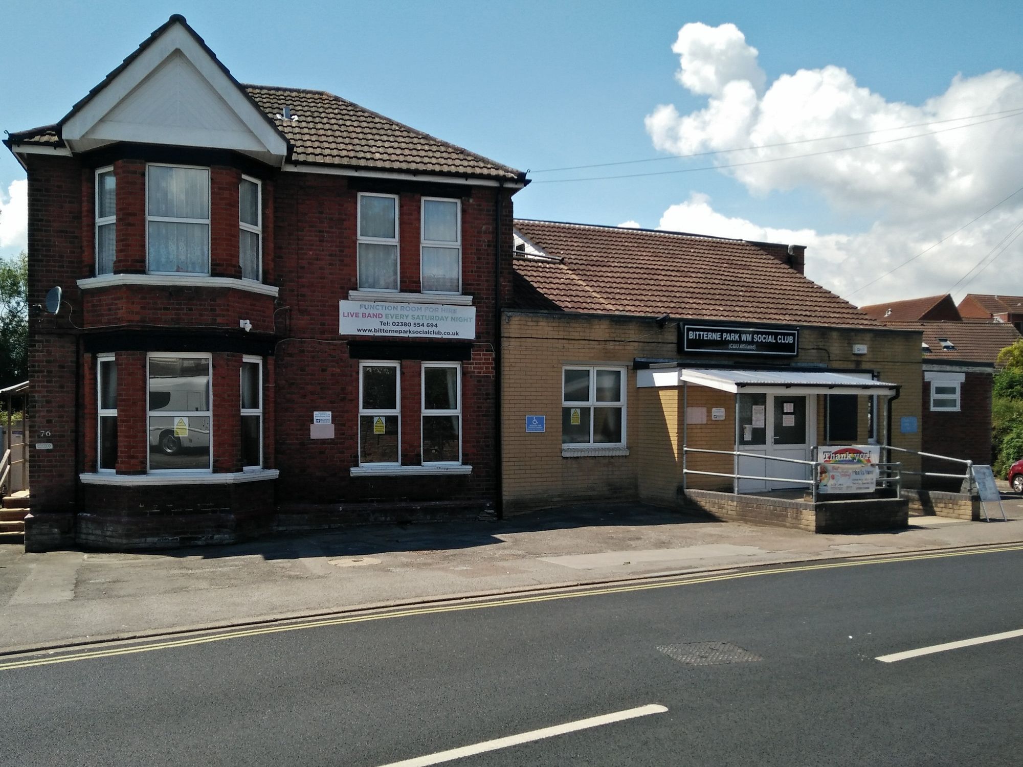 Bitterne Park Social Club, Southampton 16th June 2020. (Pub, External). Published on 16-06-2020