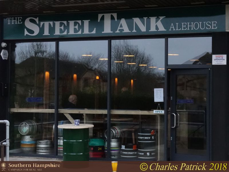 Steel Tank Alehouse, Chandler's Ford. (Pub, External). Published on 03-01-2018 