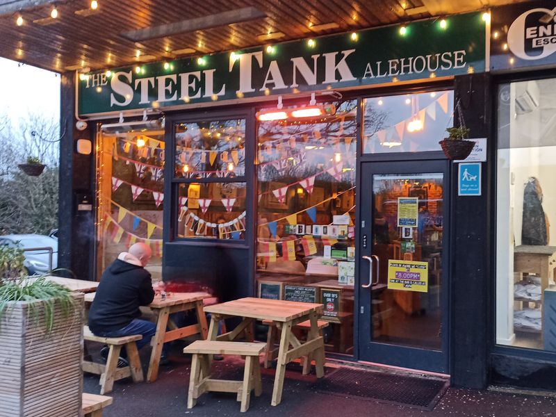 Steel Tank Alehouse (Photo: David Pritchard - 01/02/2025). (Pub, External, Key). Published on 01-02-2025