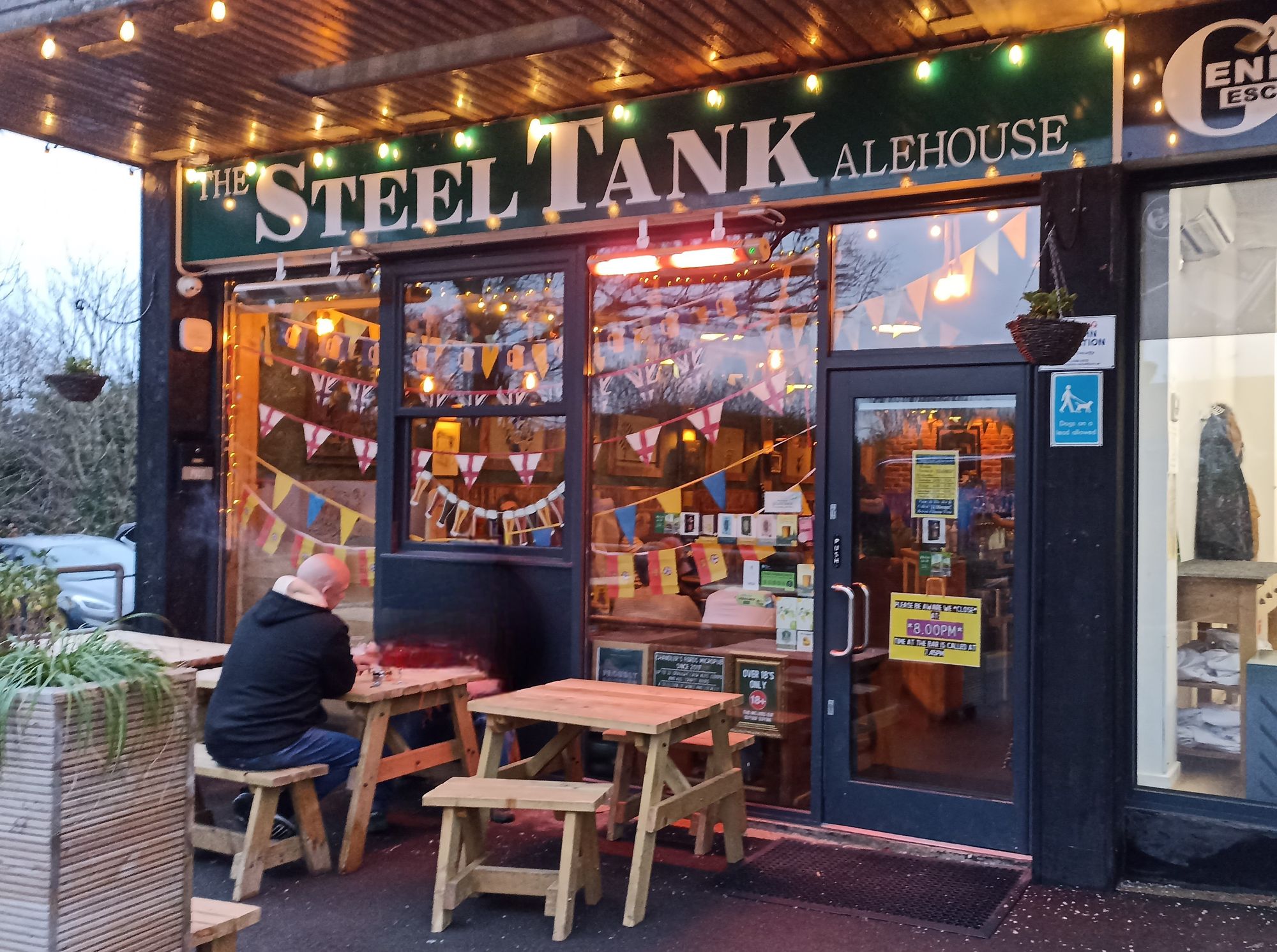 Steel Tank Alehouse (Photo: David Pritchard - 01/02/2025). (Pub, External, Key). Published on 01-02-2025