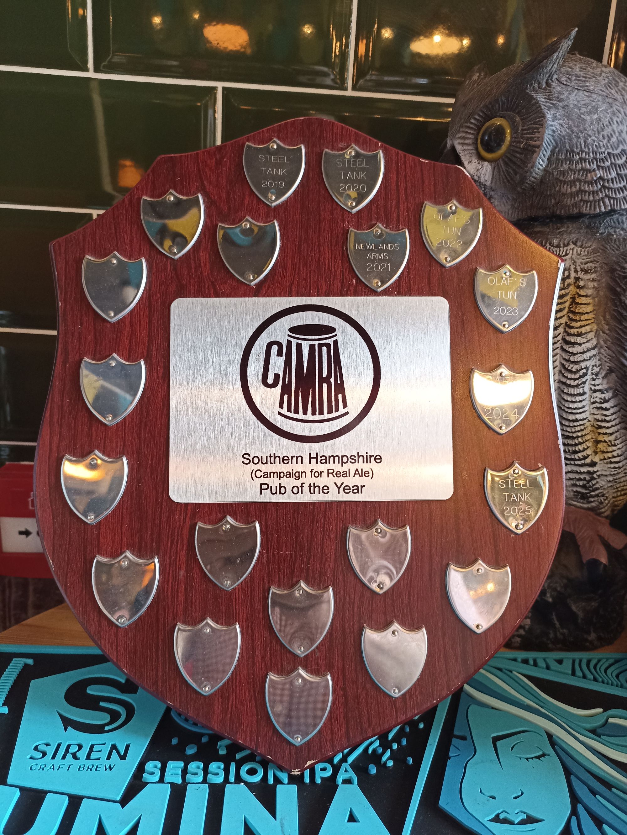 Steel Tank Alehouse - Southern Hampshire Pub of the Year 2025. Published on 27-07-2025