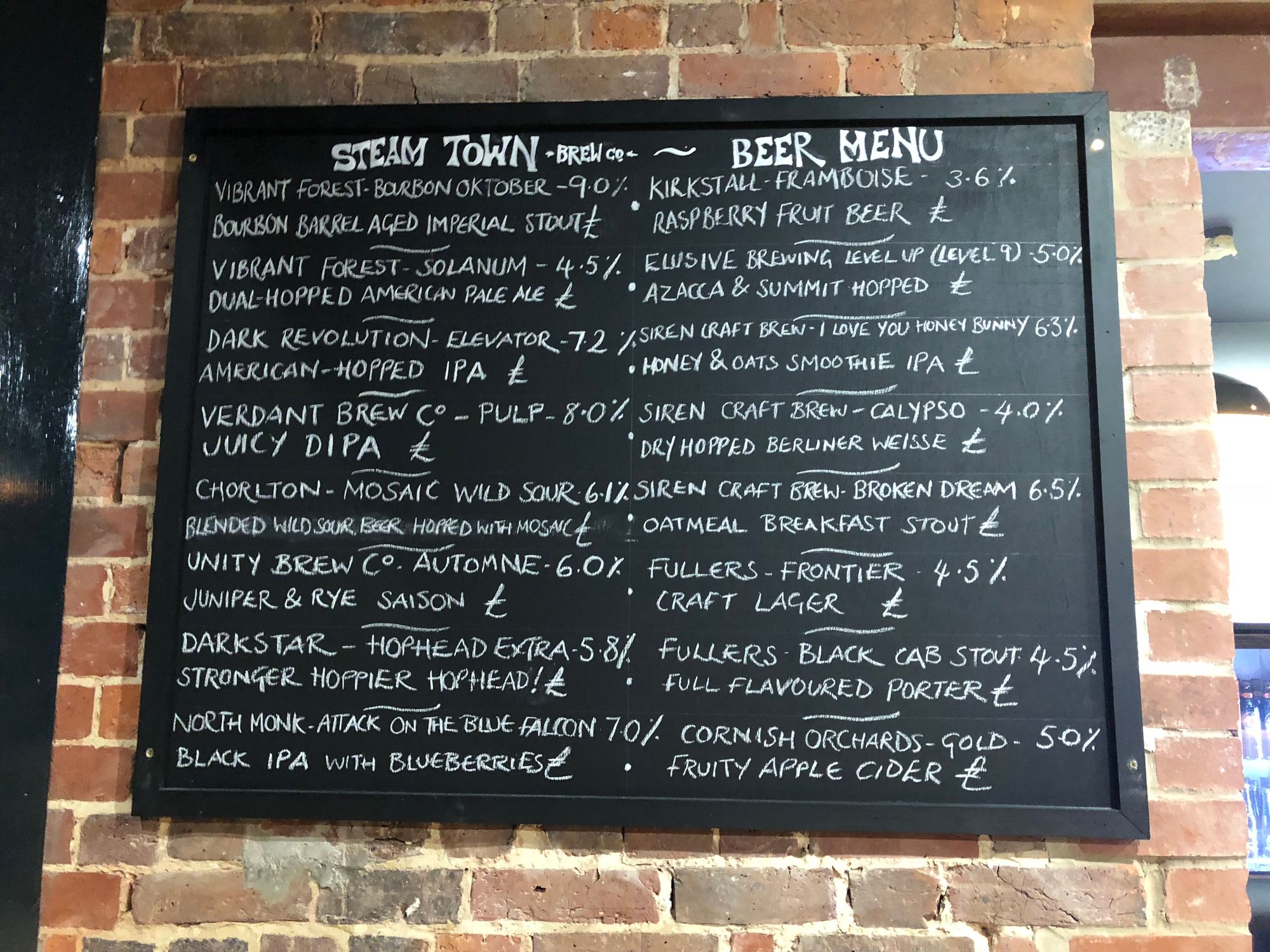 Steam Town Brew Co., Eastleigh. Published on 29-11-2017