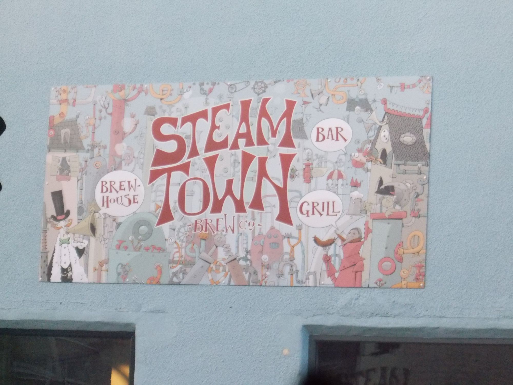 Steam Town Brew Co., Eastleigh. (External, Sign). Published on 01-12-2017
