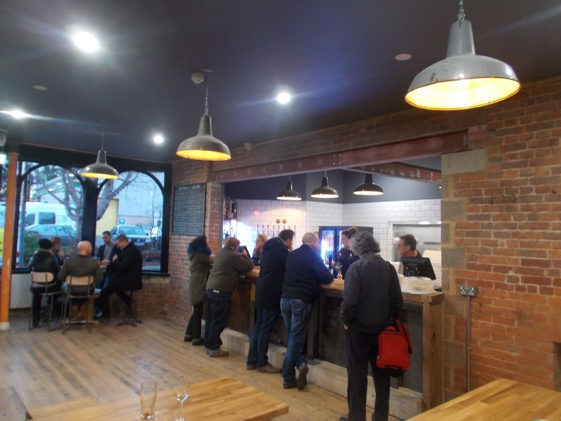 Steam Town Brew Co., Eastleigh. (Bar, Customers). Published on 01-12-2017